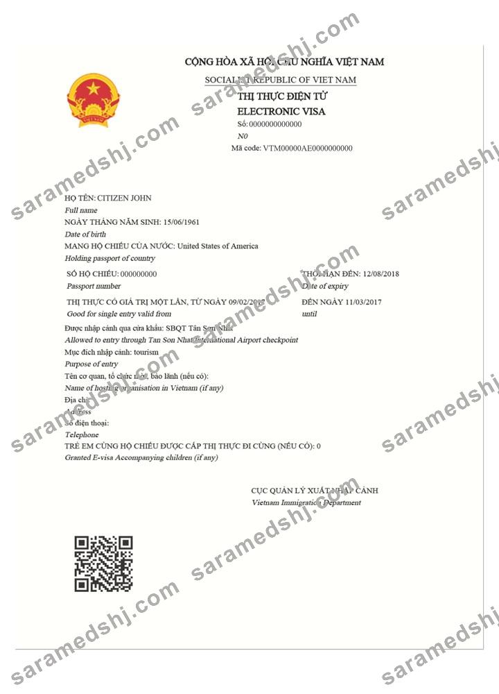 VIETNAM e-visa